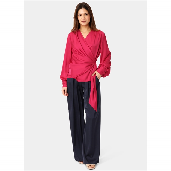 Karmamia Ines Bluse, Raspberry Pink